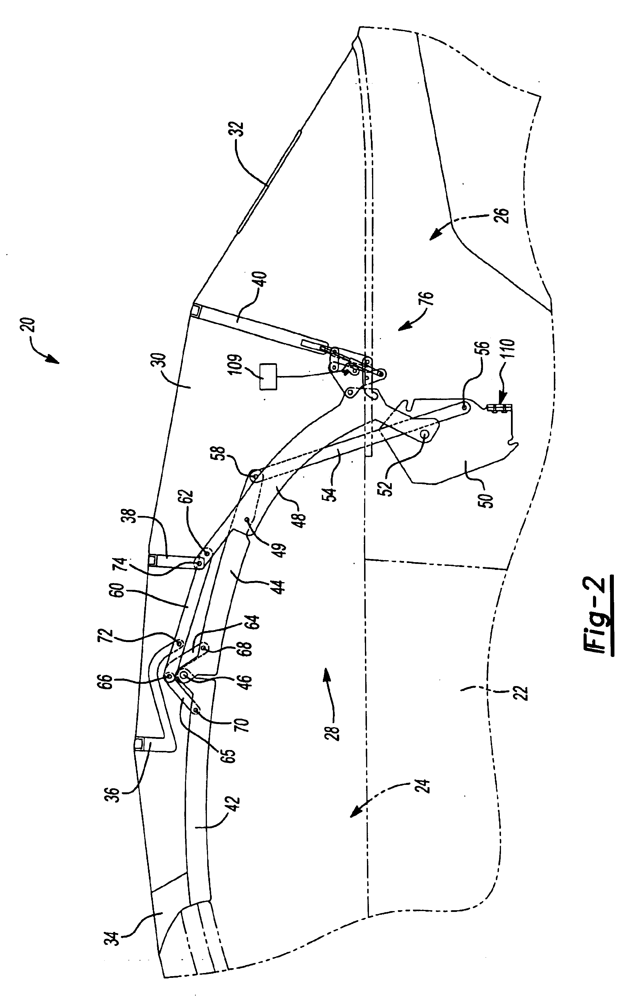 Vehicle convertible roof