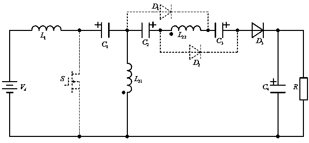 Single-phase high-gain boost converter