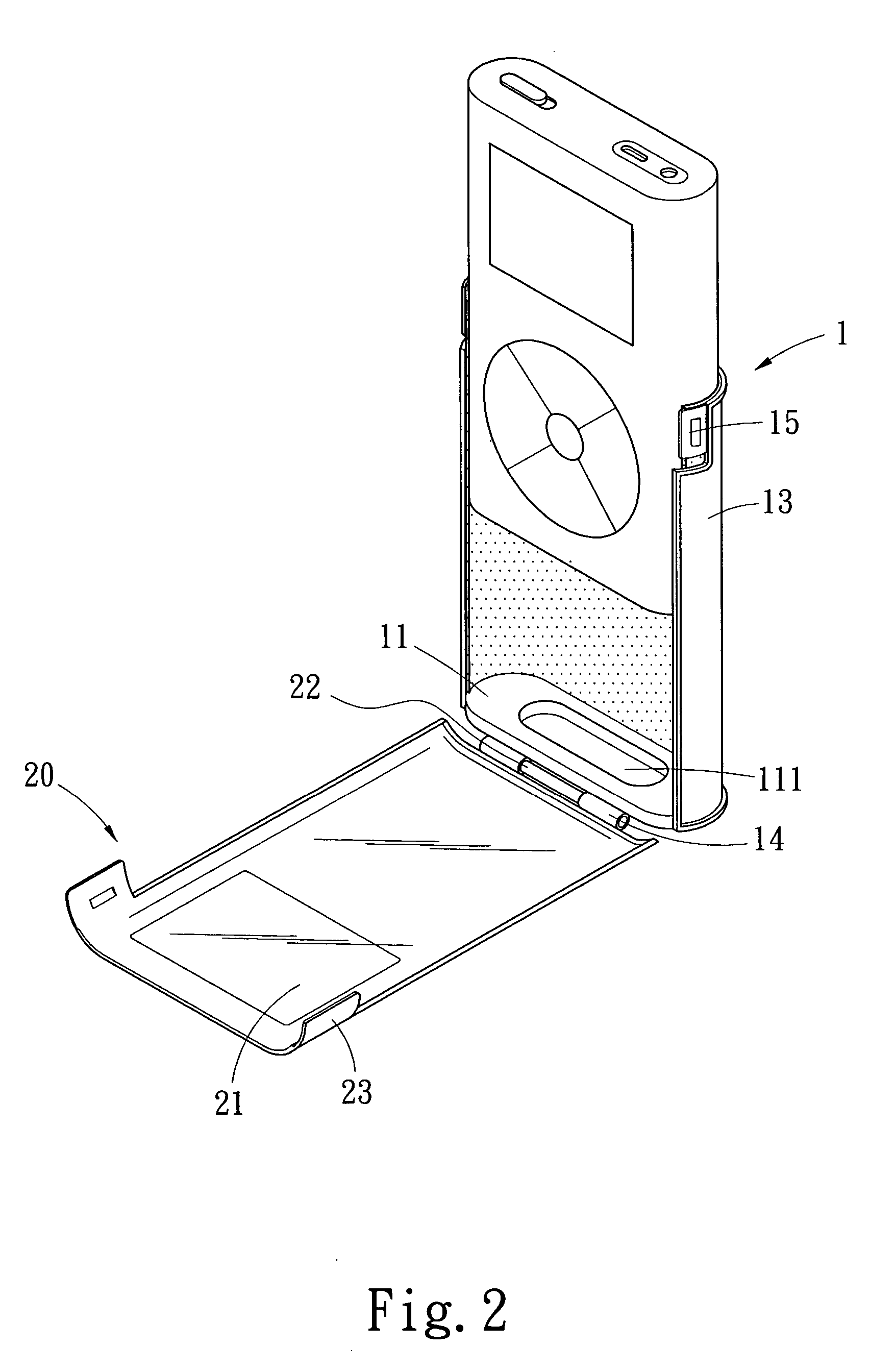 Protection shell for portable video-audio device