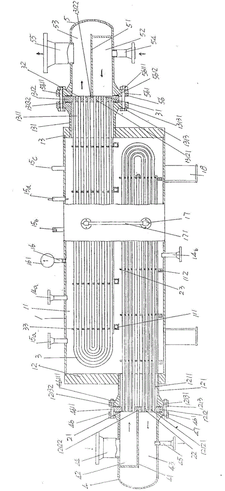 Forced LNG (Liquefied Natural Gas) evaporator for ships