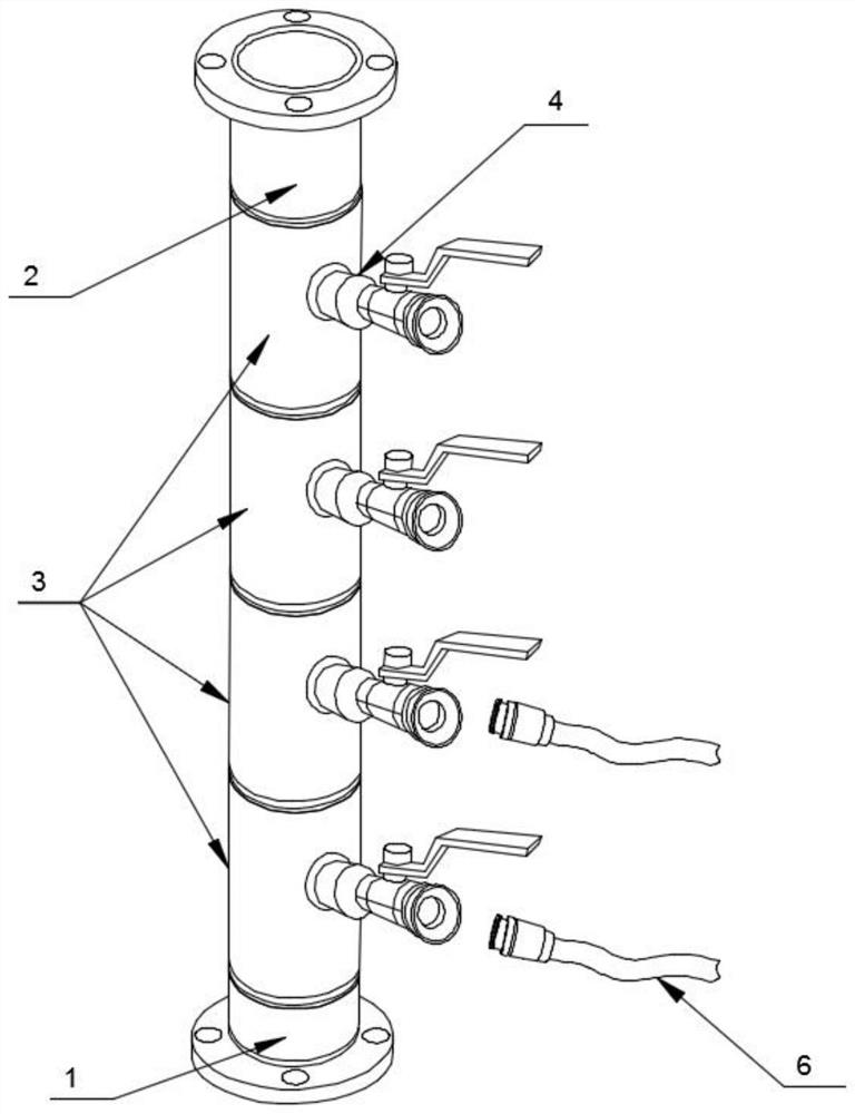 Water treatment pipeline convenient to disassemble and use