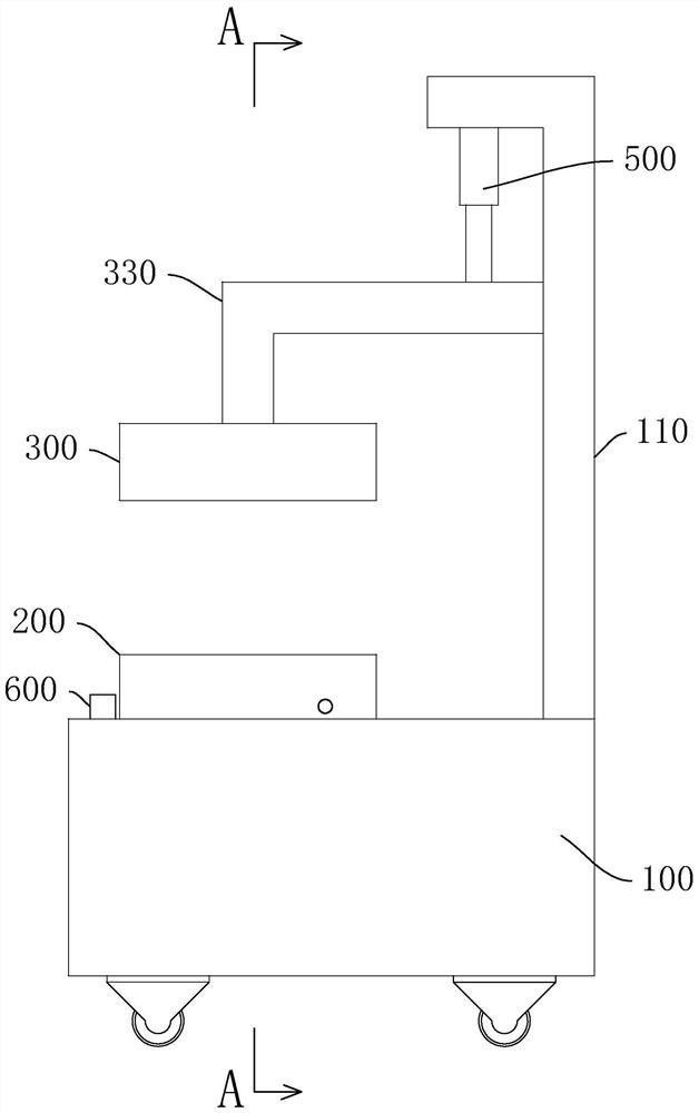 Garment processing ironing device