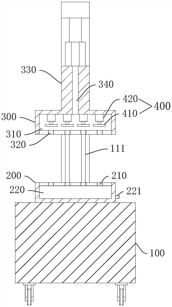 Garment processing ironing device