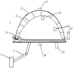 Multifunctional omnidirectional security device based on electric power system