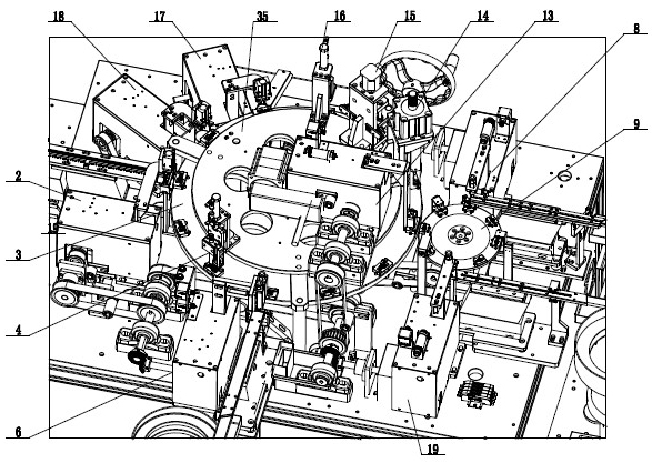 Novel tact switch assembling machine