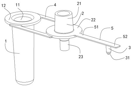 Integrated virus sampling and extracting tube