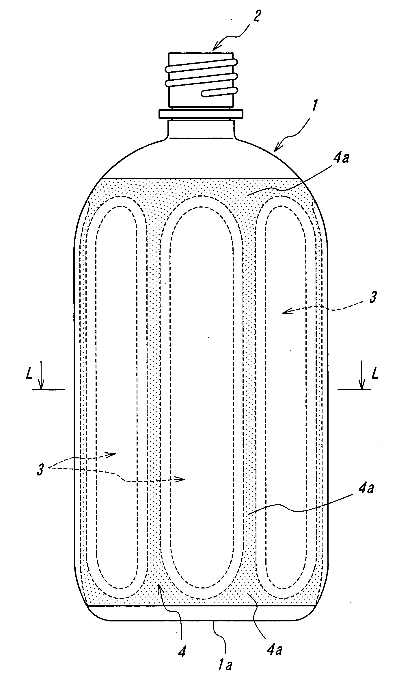 Synthetic resin container