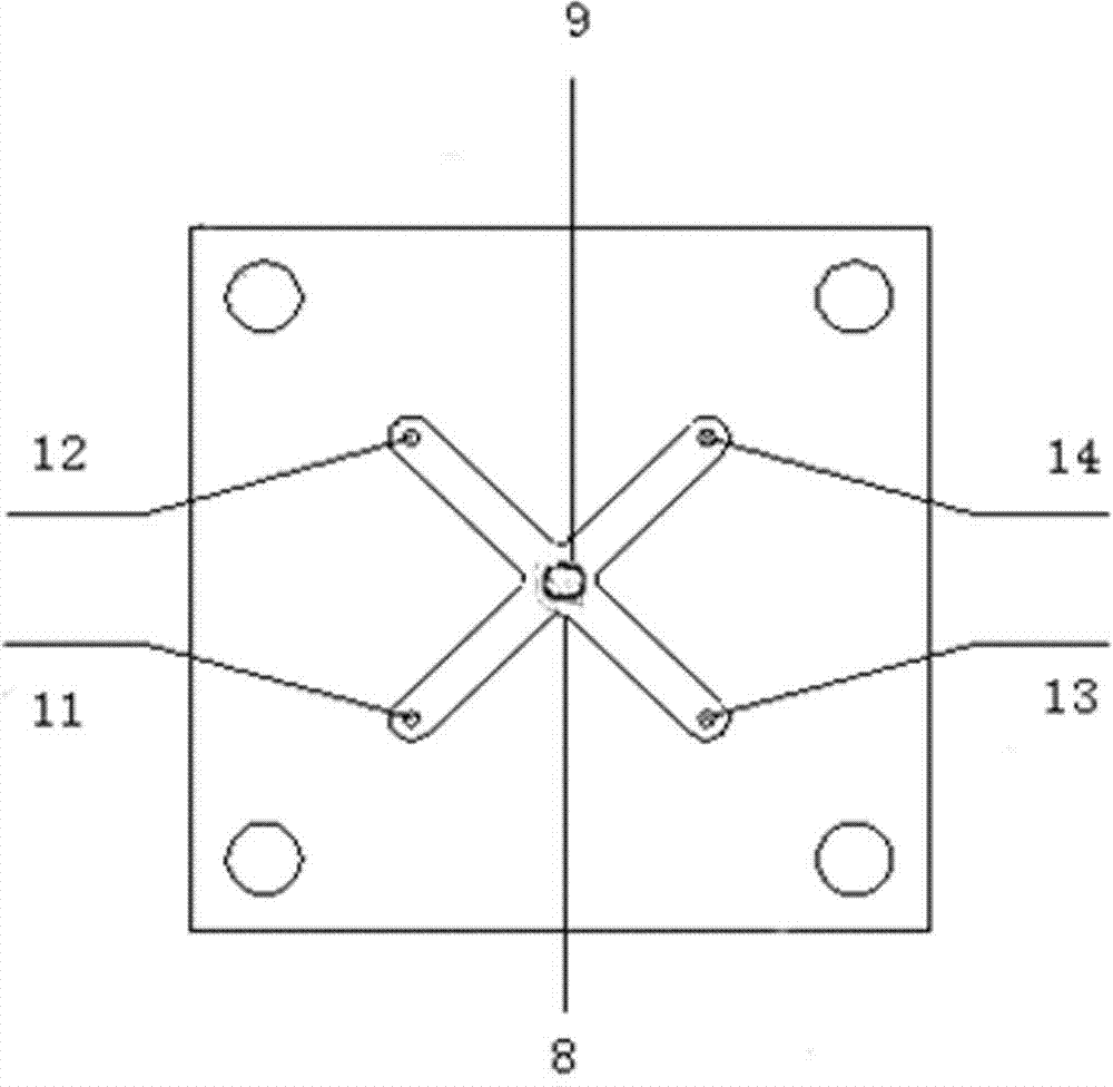 Leveling device for work platform of launch vehicle