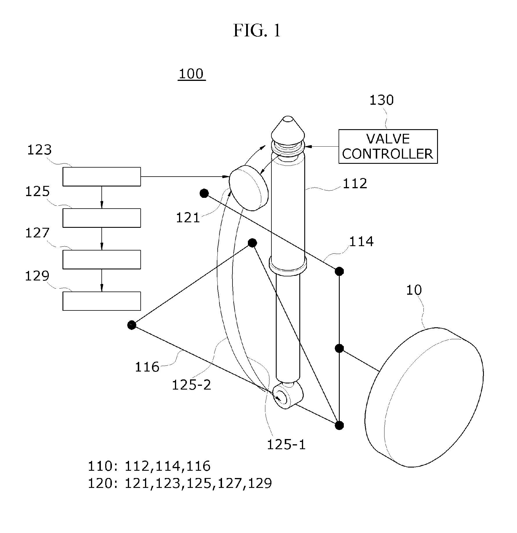 Electric power generating apparatus using suspension device