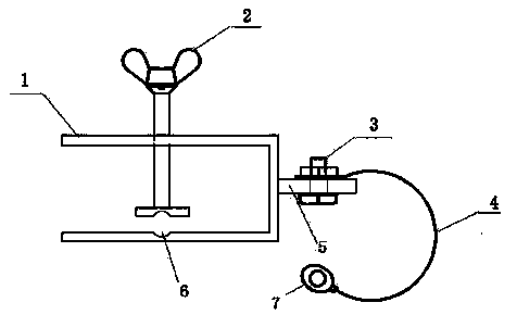 Emergency conversion tool for distribution transformer overhauling ground wire