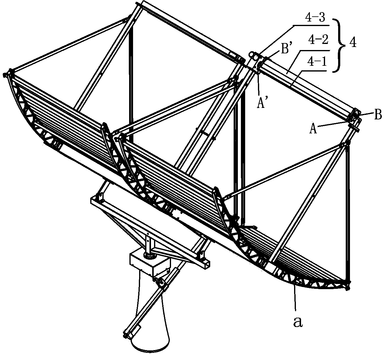 Solar power generation and collection system