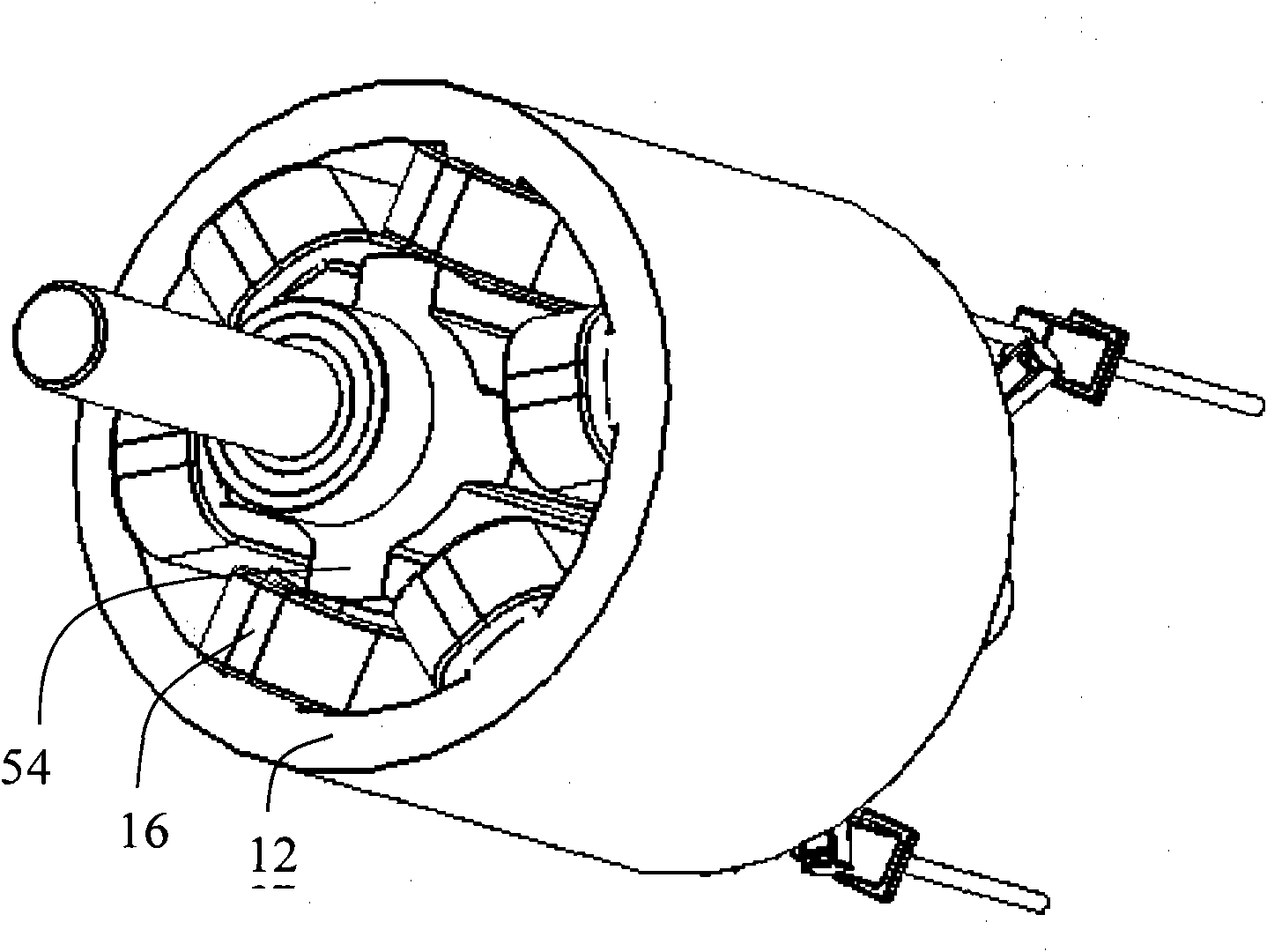 Brushed direct-current motor