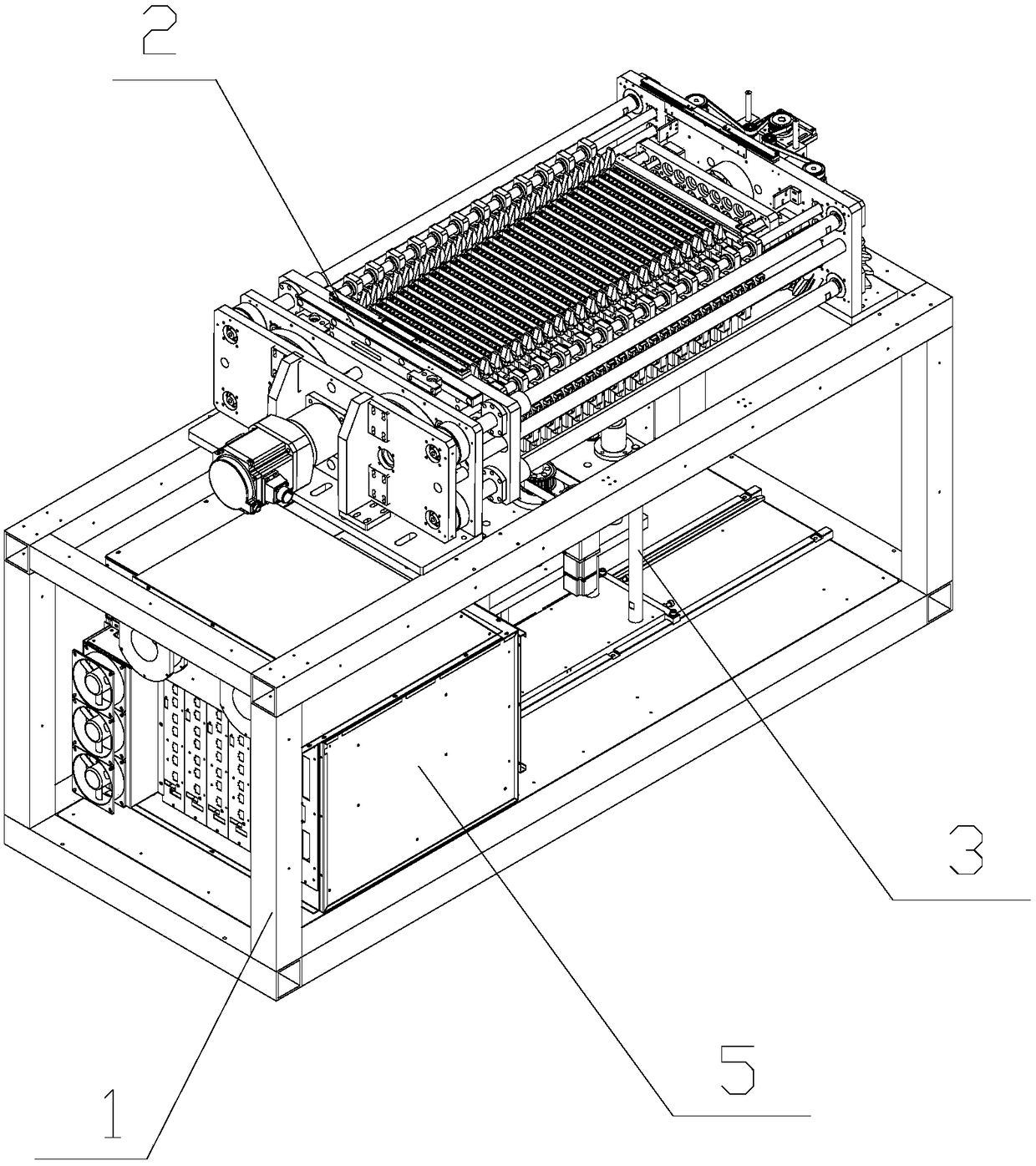 Fully automatic battery forming fixture machine