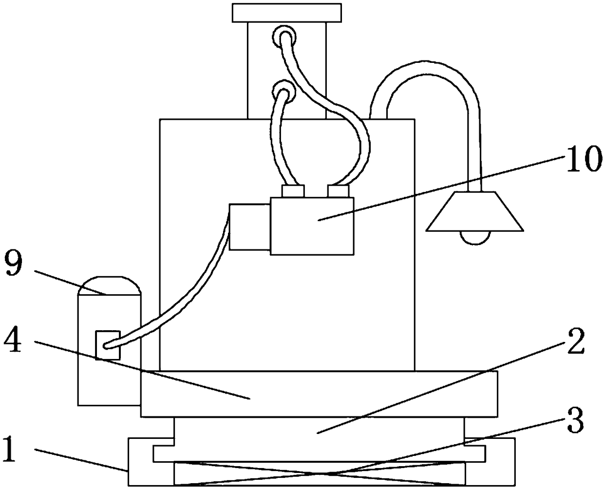 Lifting device for electromagnet suction cup