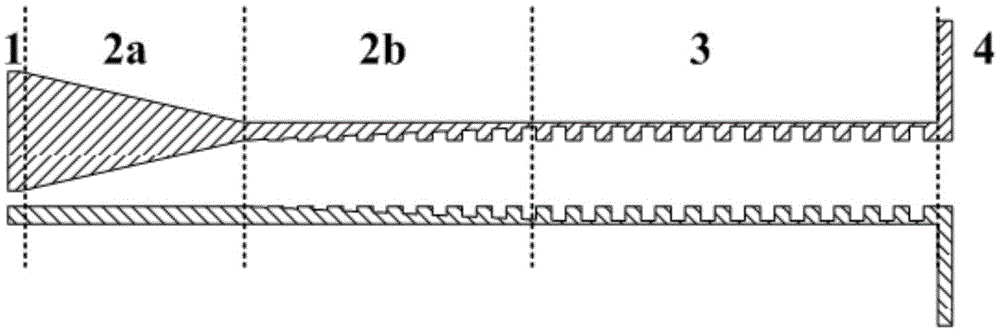 End-fire type artificial surface plasmon antenna