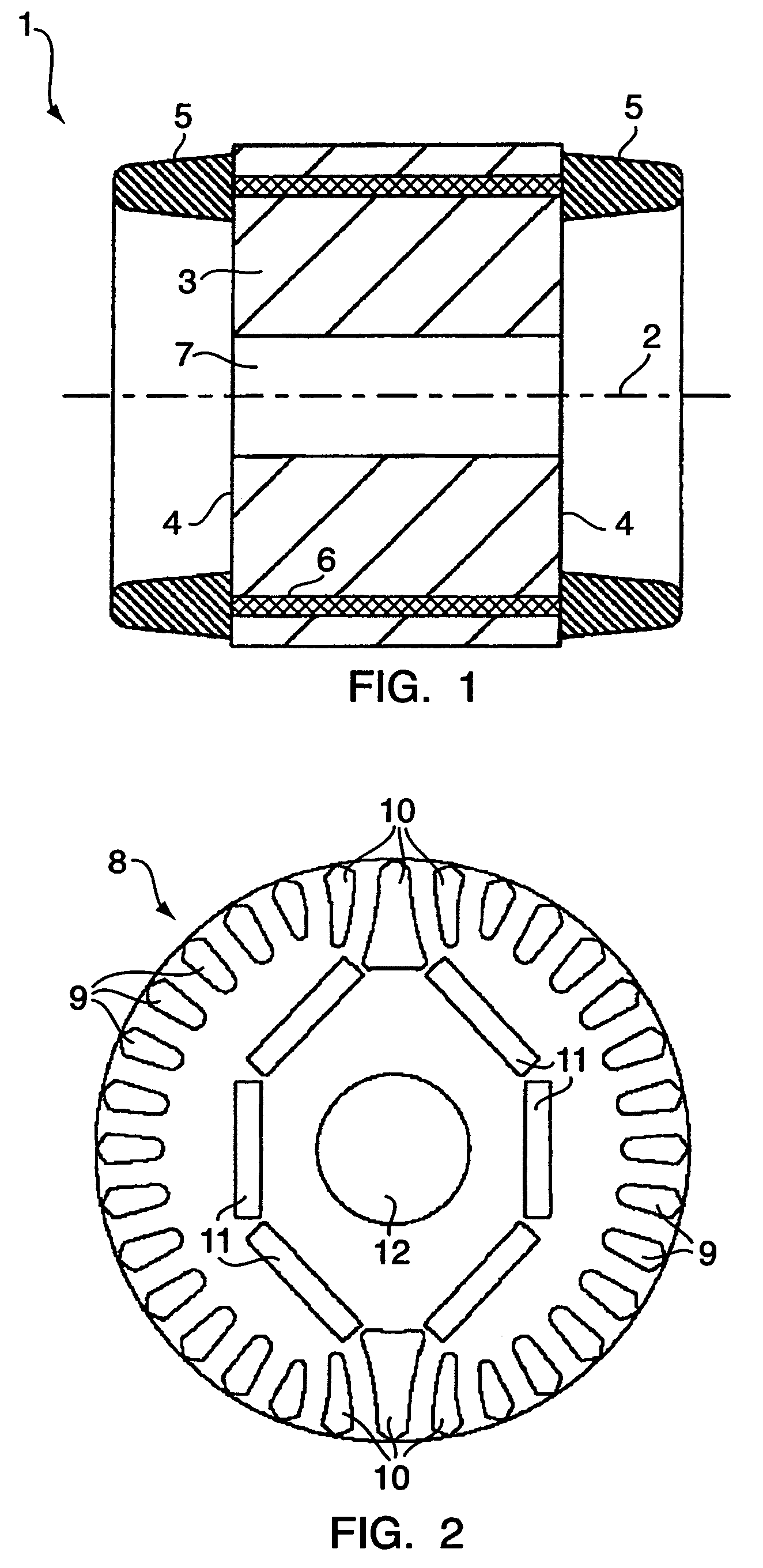 Rotor for an electrical motor