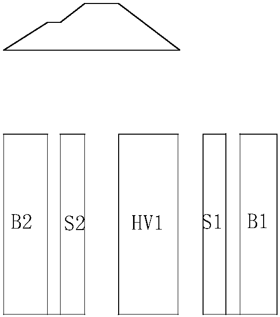 Winding structure of high-power oil-immersed high-voltage variable frequency transformer