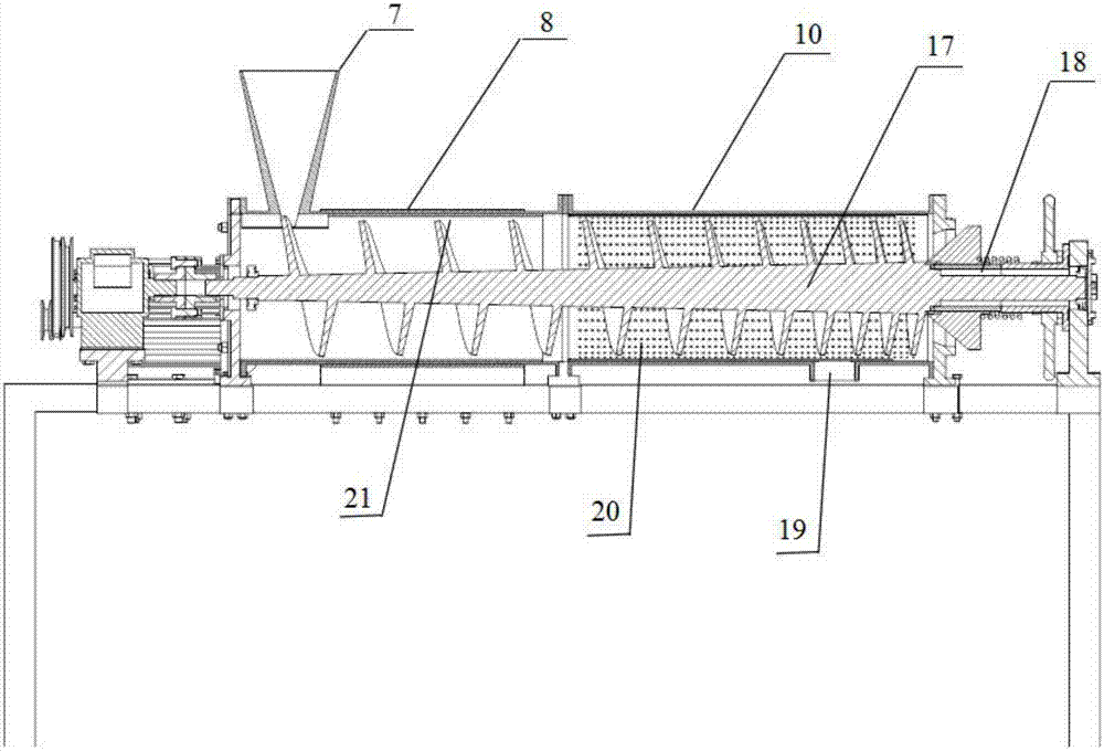 Restaurant swill processing device