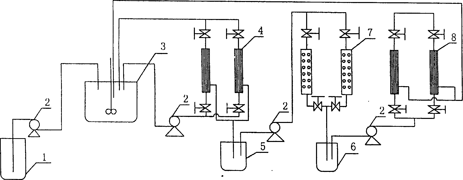 Method of realizing microorganism in situ separation and fermentation employing inorganic film