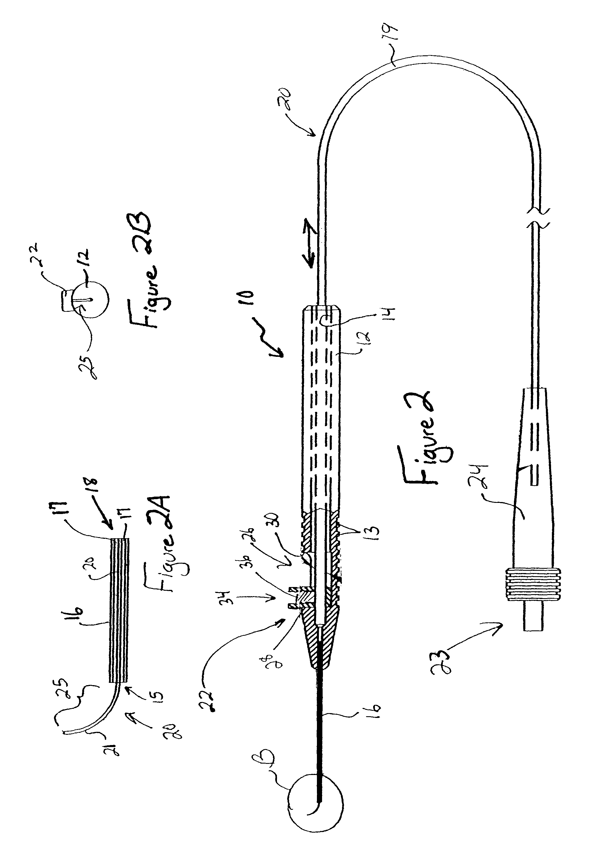 Adjustable laser probe for use in vitreoretinal surgery