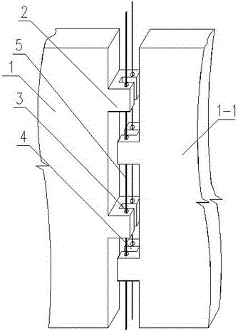 Connecting method of prefabricated reinforced concrete components