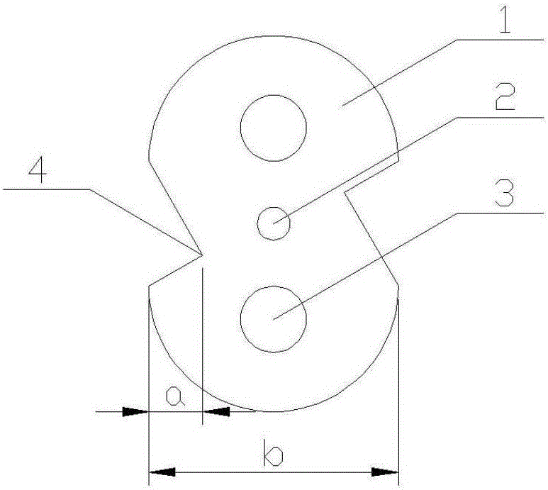 Side-slot-reinforced leading-in optical cable and production process