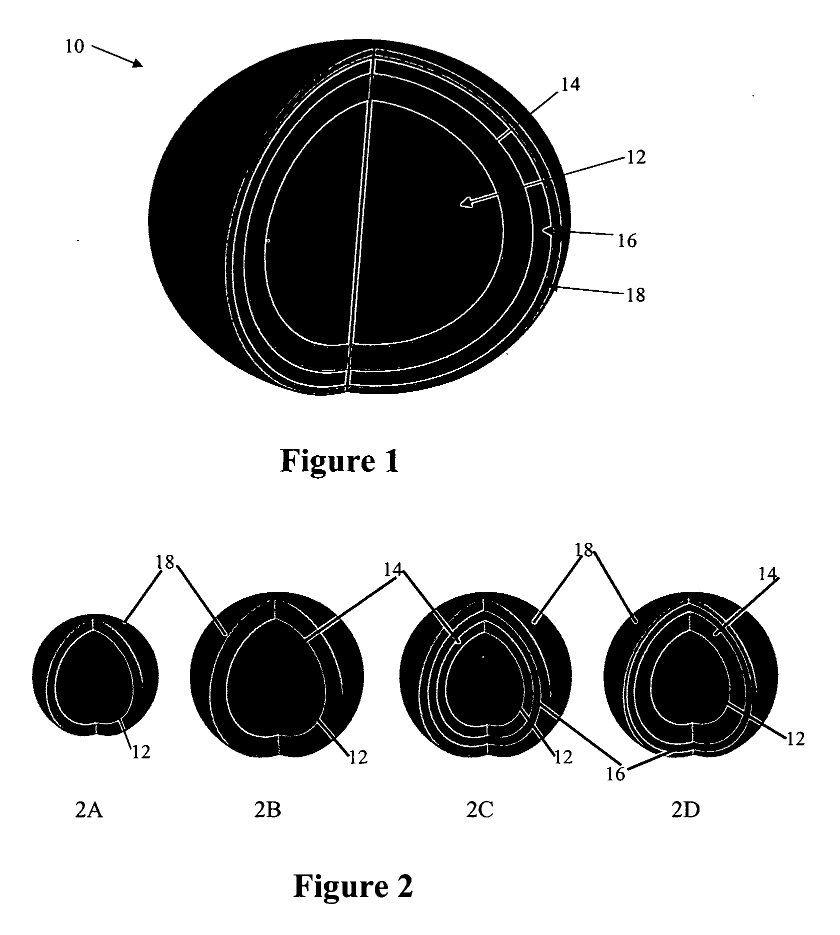 Layered nanoparticles with controlled energy transfer between dopants