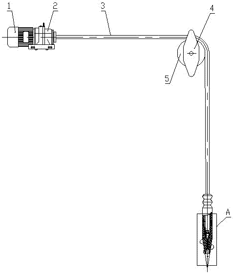 Grain stack screw propeller