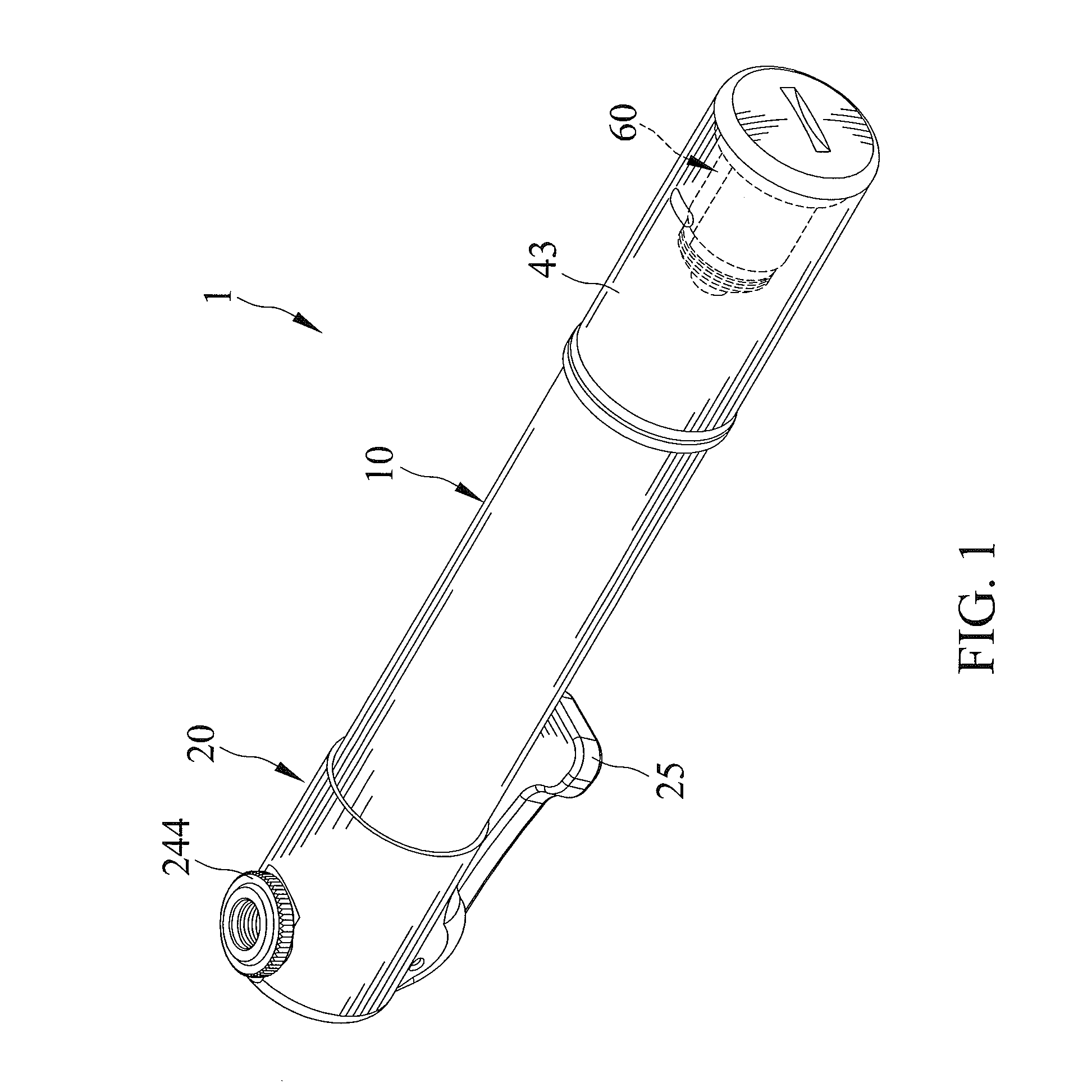 Portable Pump Capable of Transmitting Air Pressure Value Via Wireless Transmission to Mobile Electronic Device for Indication