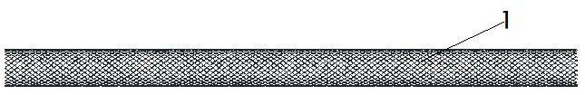 Blood flow guiding dense net stent