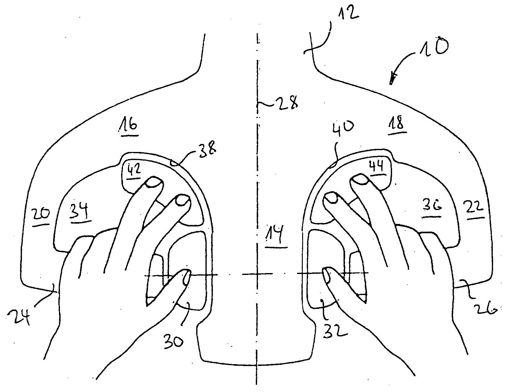 Drawbar for power-operated industrial truck