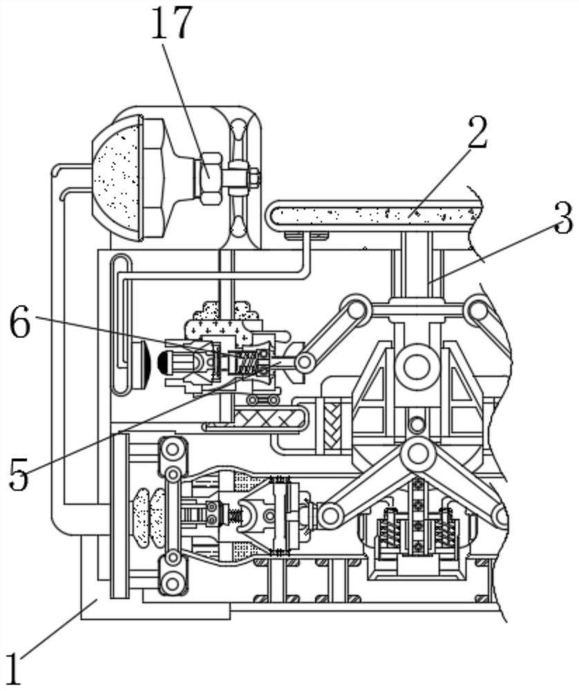 An energy-saving device in which the internal current is only turned on when the smart combination lock needs to be used