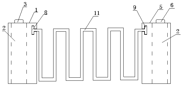 Anti-vibration direct current shunt for measuring impact current