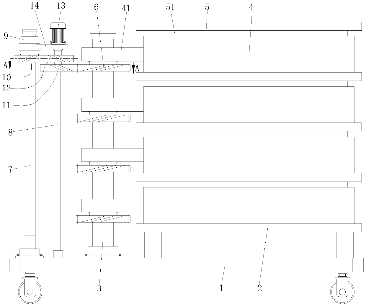 Short-distance transportation equipment used in magnesium sulfate processing process