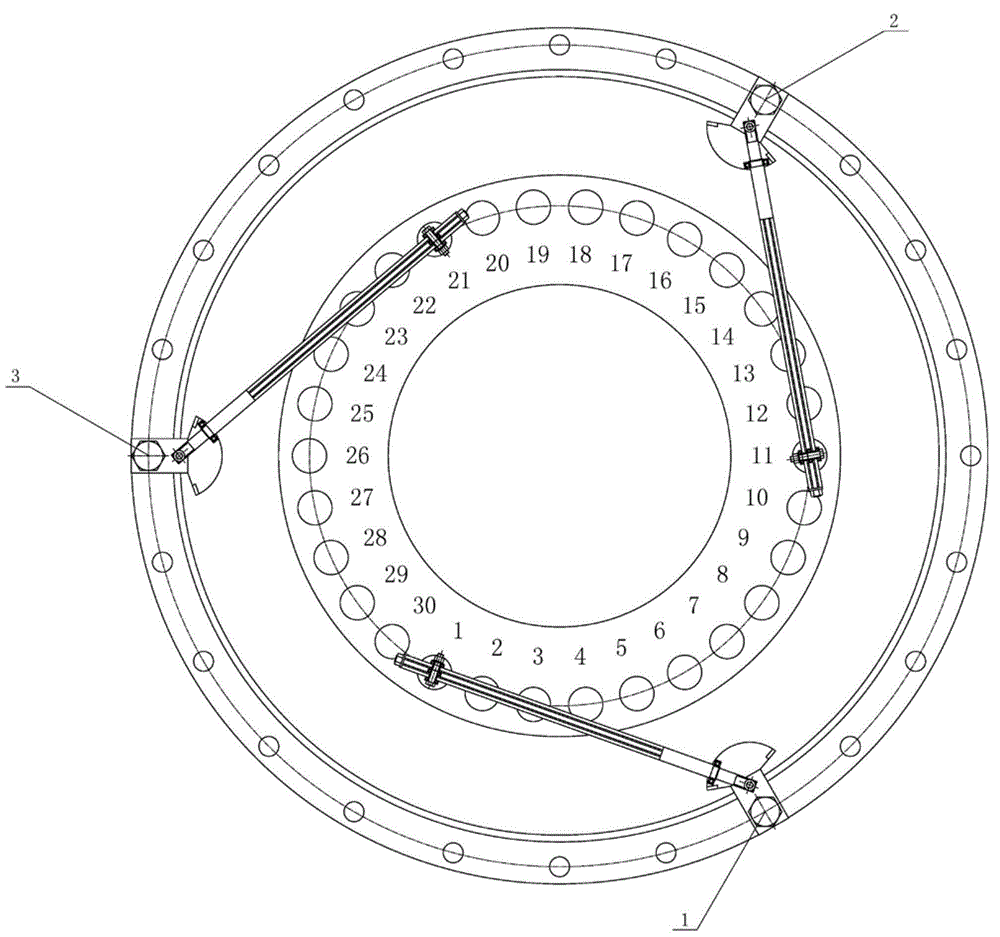 Method for stretching main bolts of coolant pump of nuclear reactor