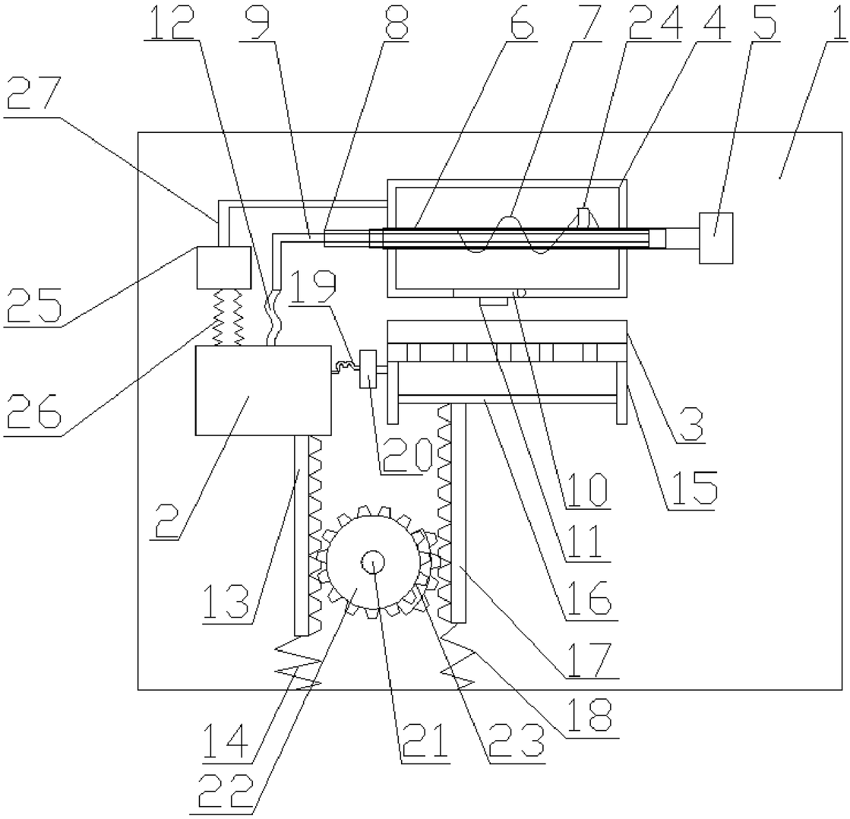 Cleaning device for laboratory