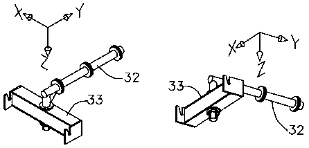 Wharf ship boarding ladder capable of being adjusted all-directionally and automatically