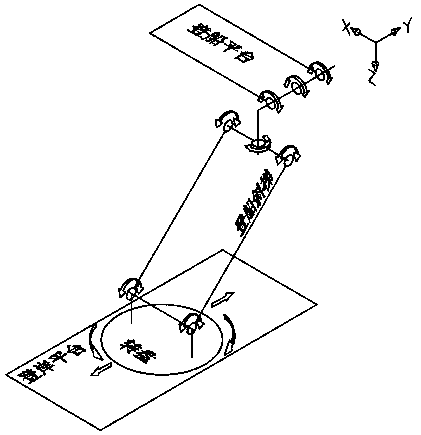 Wharf ship boarding ladder capable of being adjusted all-directionally and automatically