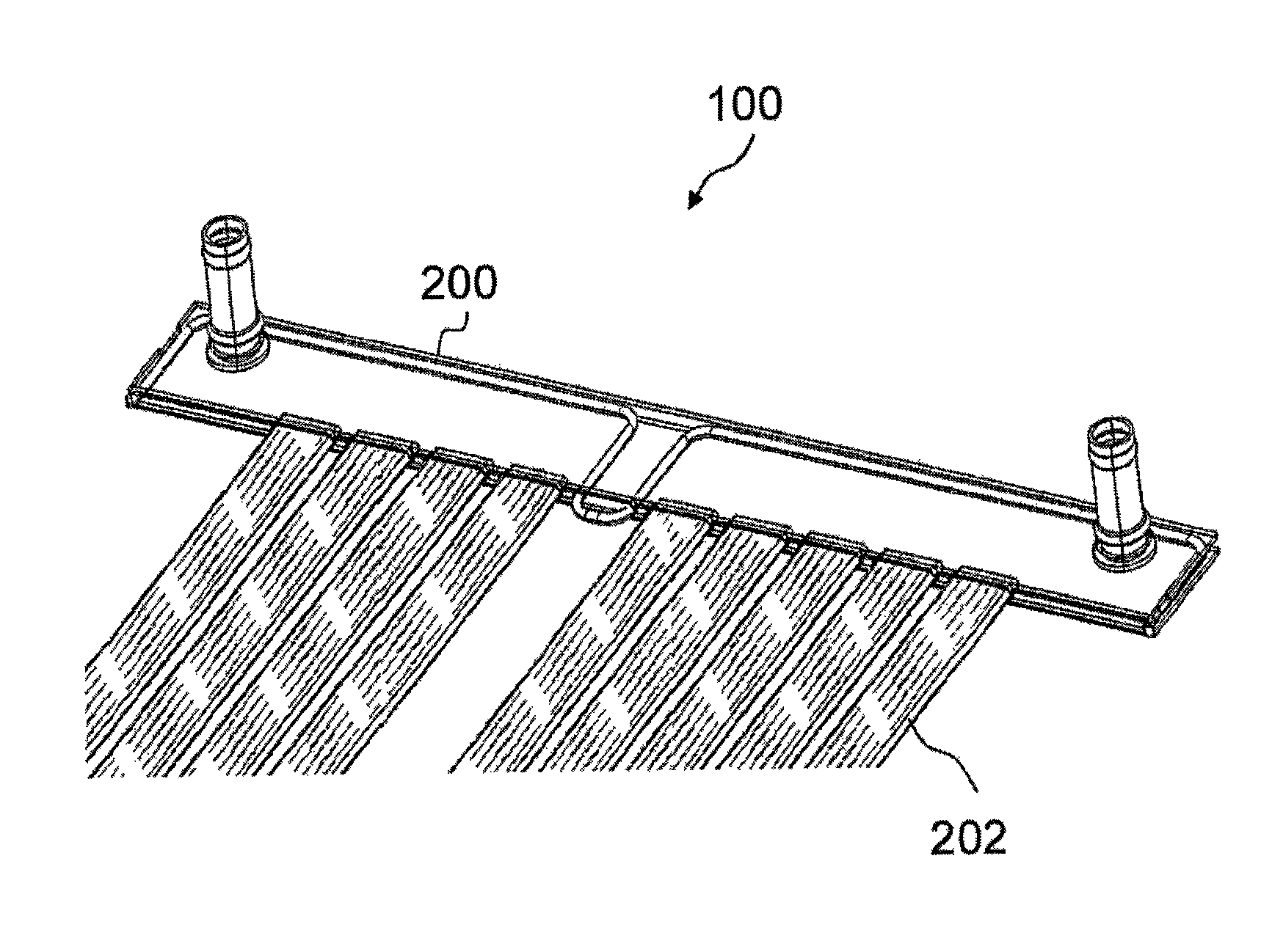 Accumulator for a cooling fluid and heat exchanger