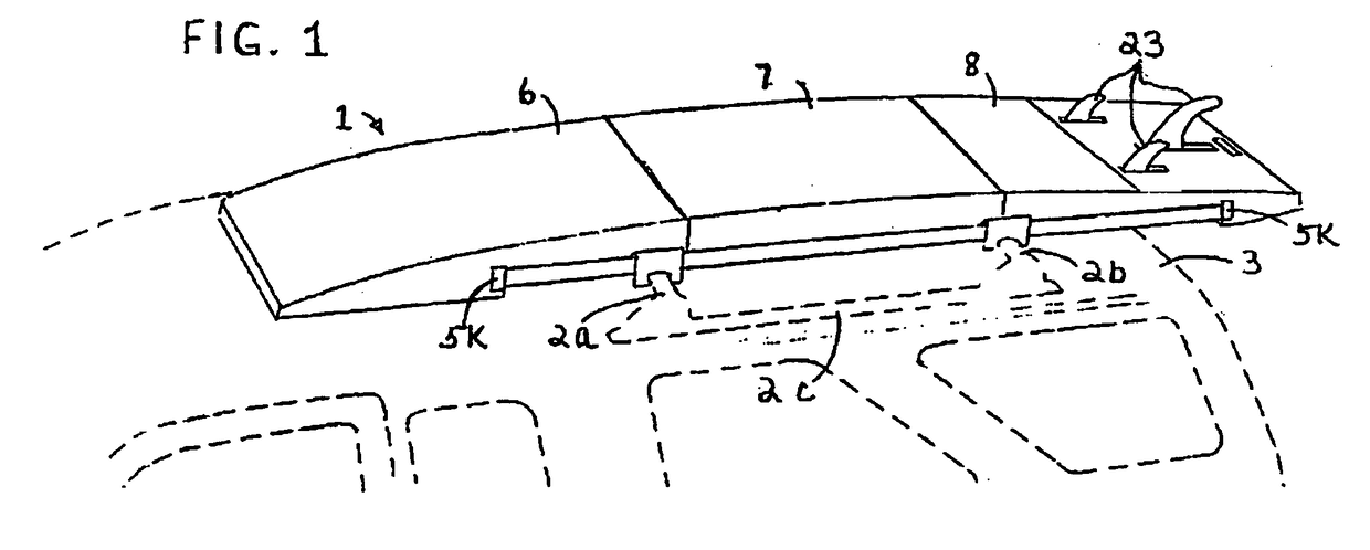 Vehicle rooftop cargo holder