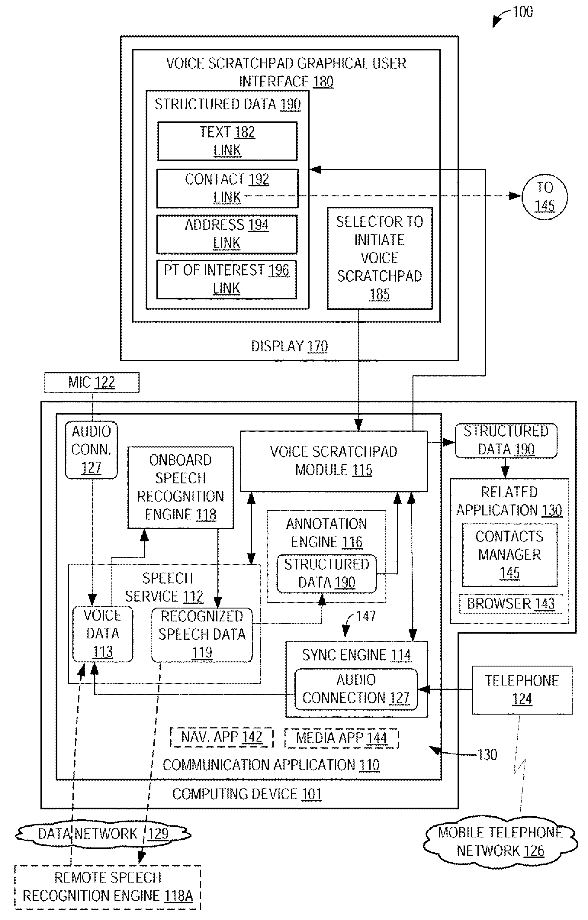 Voice scratchpad