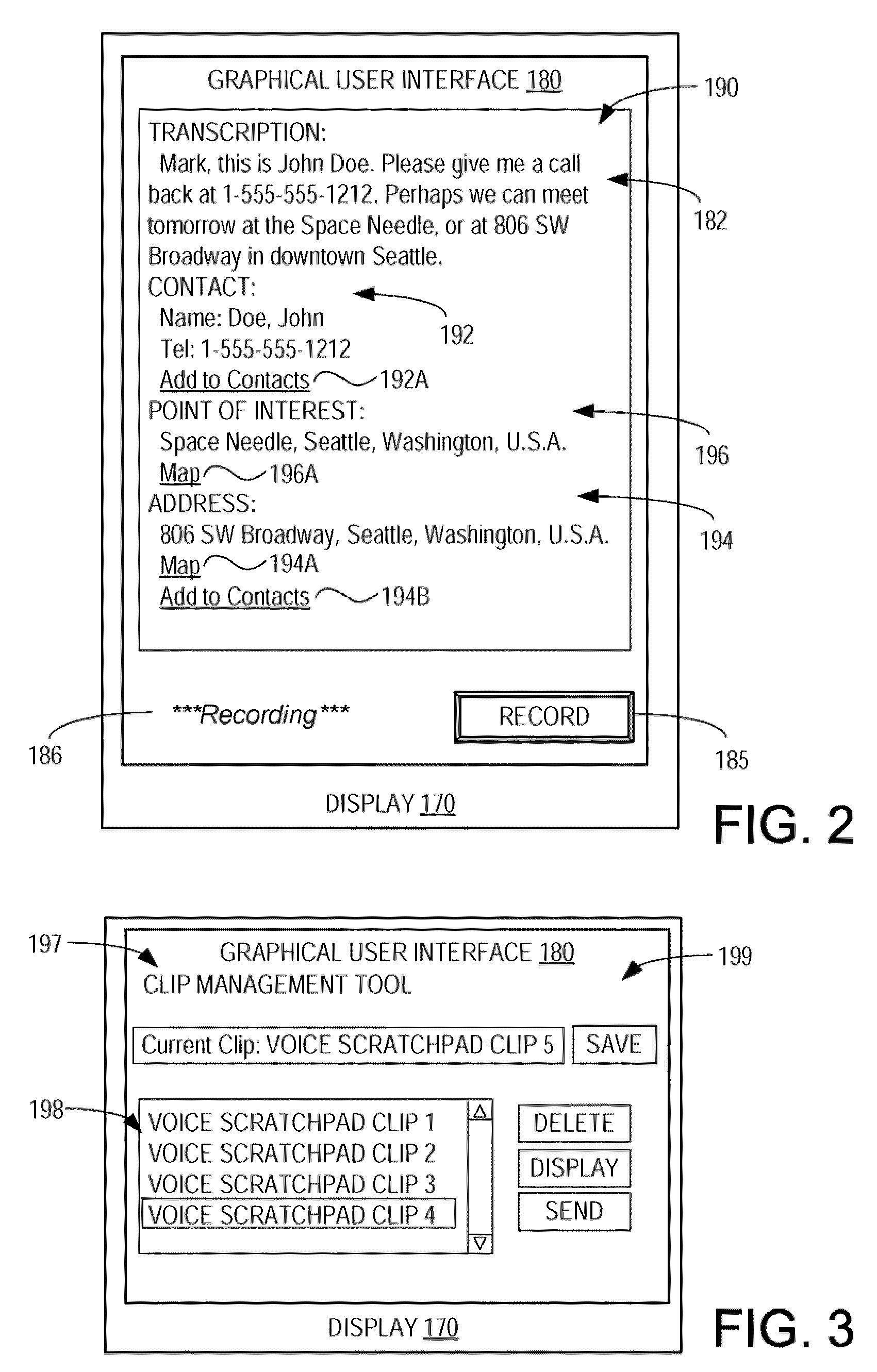 Voice scratchpad