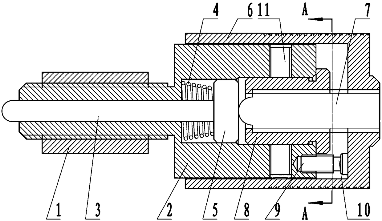 Double-precision optical regulation transmission device