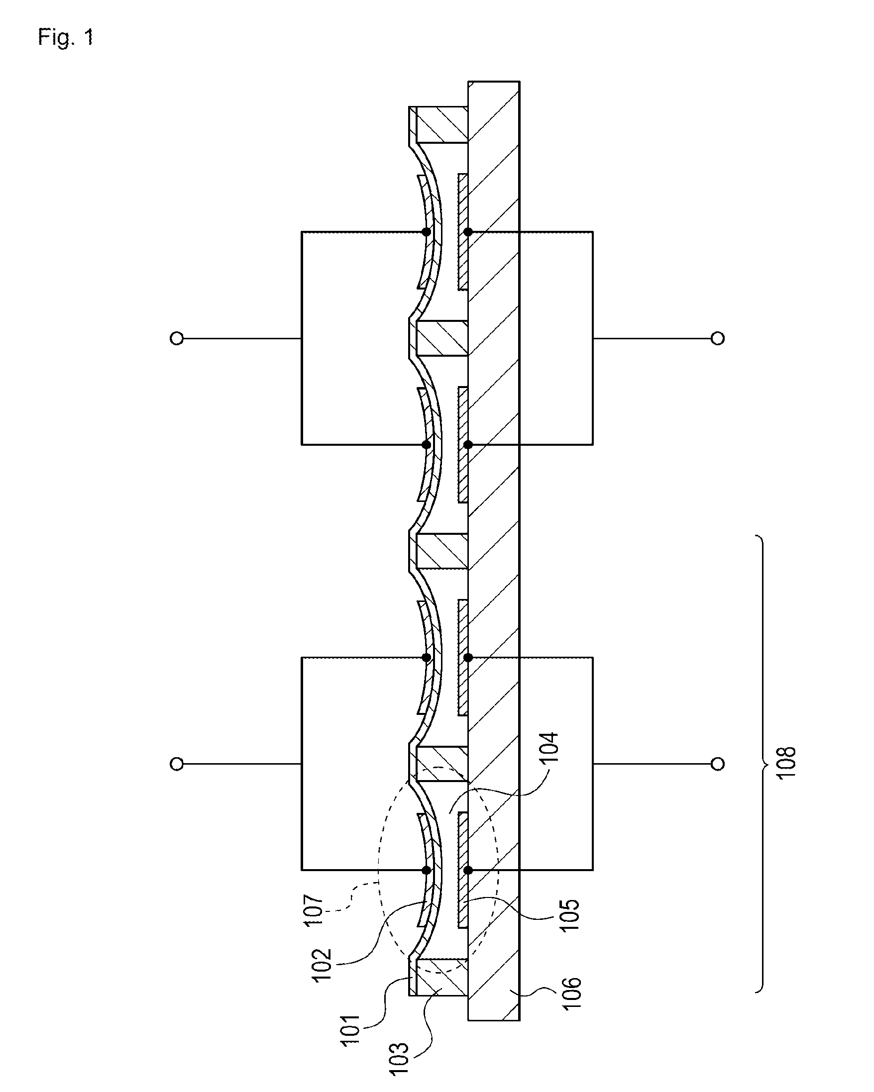 Capacitive electromechanical transducer