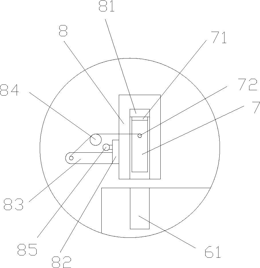 A kind of anti-violence three-way lock