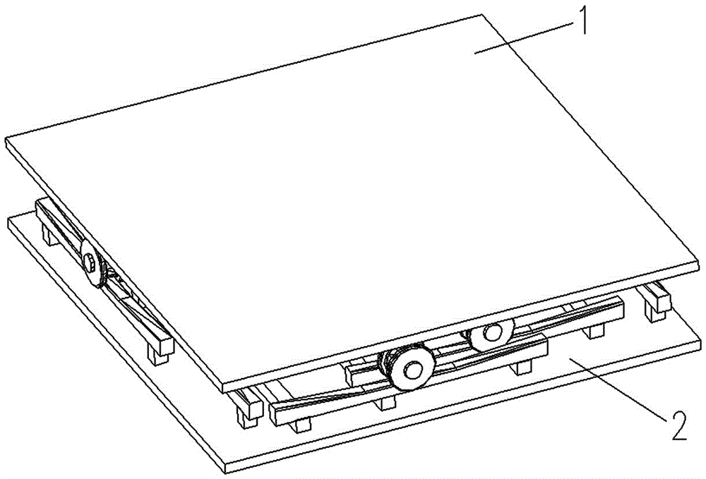 Compact two-way roller vibration isolating device and design method