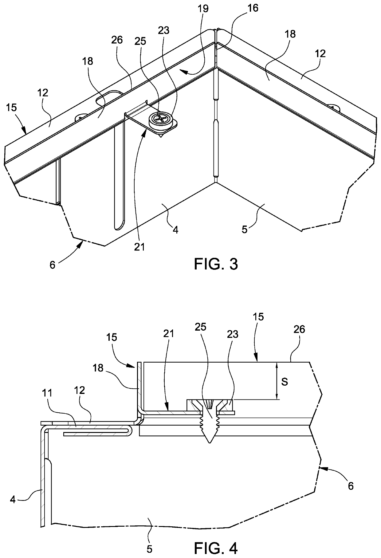 Recessable box for housing hydraulic components