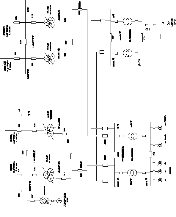 Method for quickly splitting electrical loads