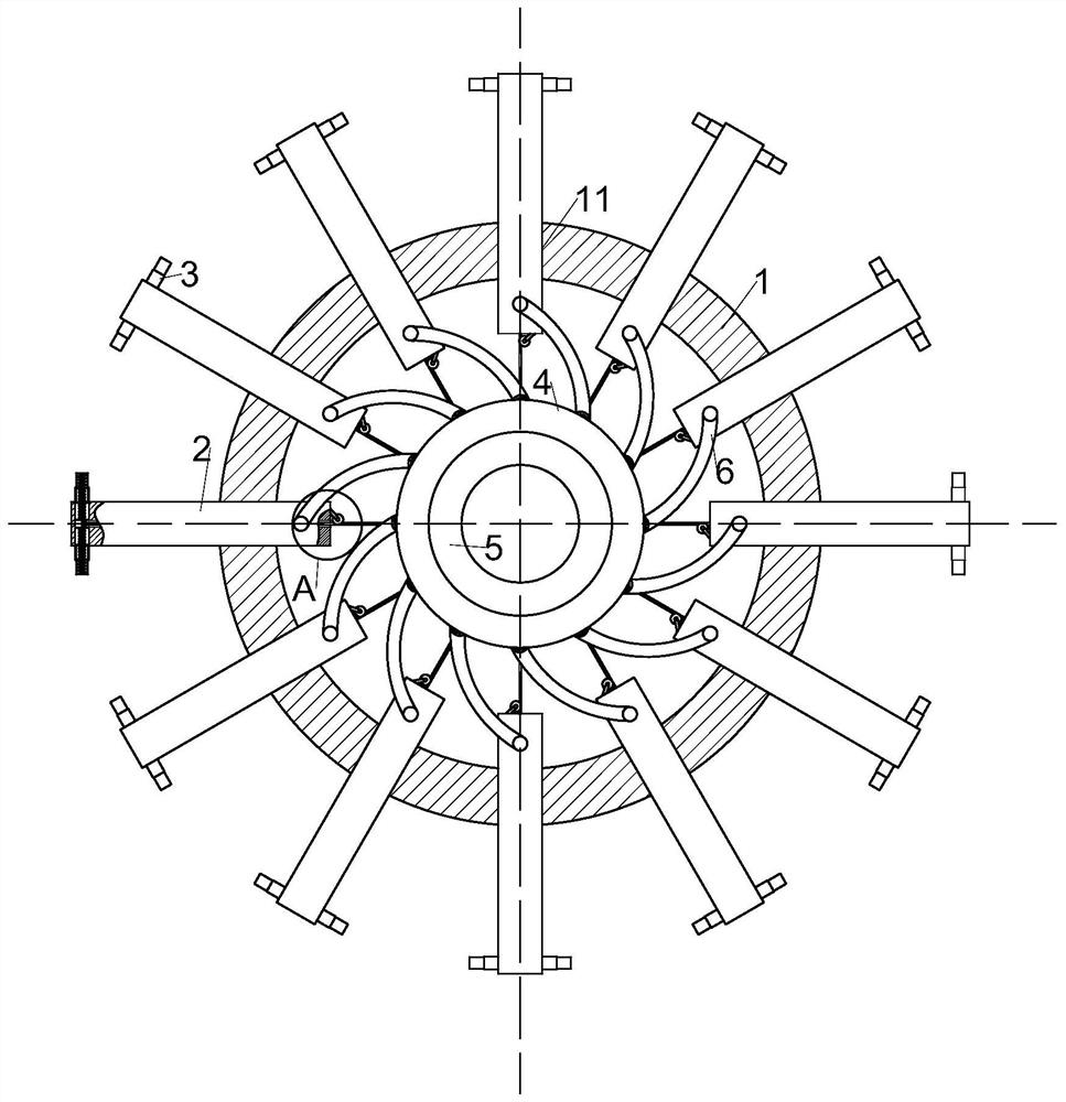 Direct-current permanent magnet motor iron core