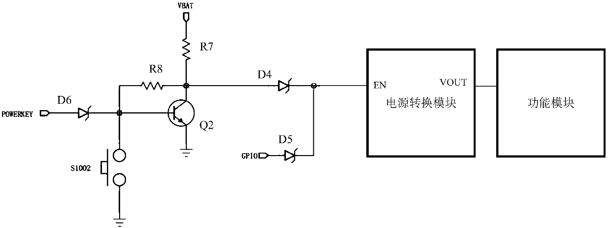Voltage conversion matching circuit, mobile terminal and vehicle equipment